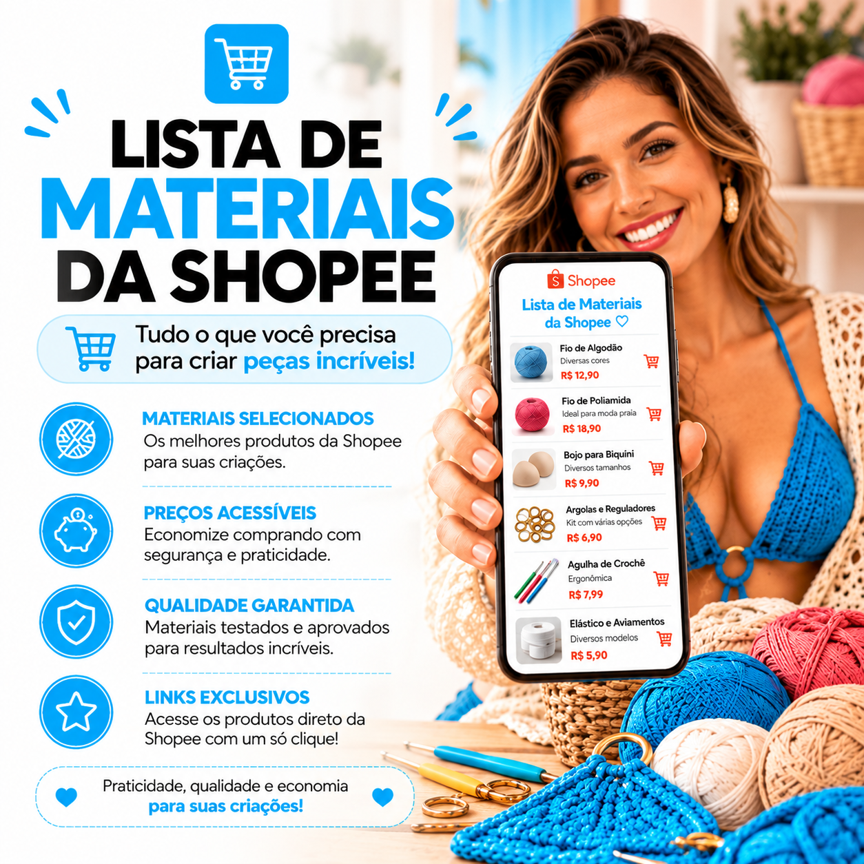 Lista de Materiais da Shopee