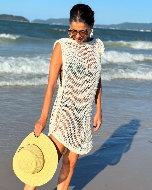 Modelo de moda praia de crochê 3